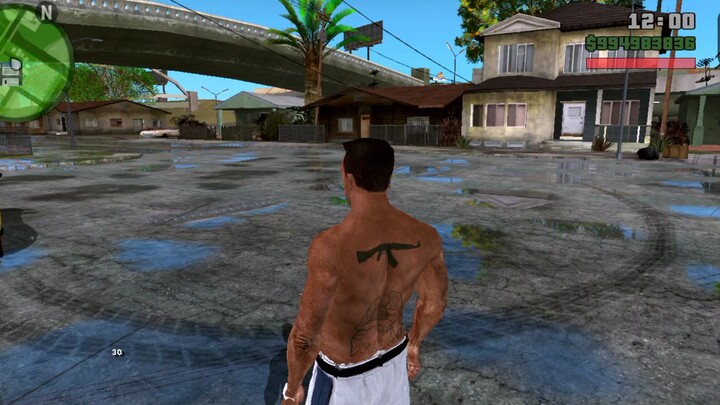 Gta san andreas. mod high graphics
