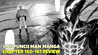 Monster Garou Vs Saitama One Punch Man Manga Chapter 160-161 Review