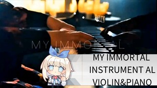 My IMMORTAL in Violin, Piano instrumental