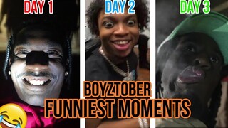 Funniest Moments from Boyztober, 3 Day event ft. Kai Cenat, YourRAGE and BruceDropEmOff