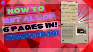 ALL OF THE 6 HIDDEN PAGES IN PIGGY: BOOK 2 - CHAPTER 10! (Temple) [Kona's Lab] | Roblox Piggy