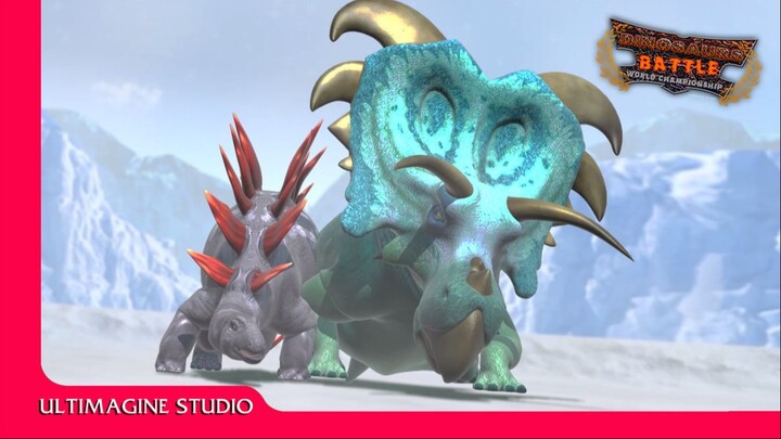 Epic Dravidosaurus VS Medusaceratops Showdown | Dinosaurs Battle s1 GA4
