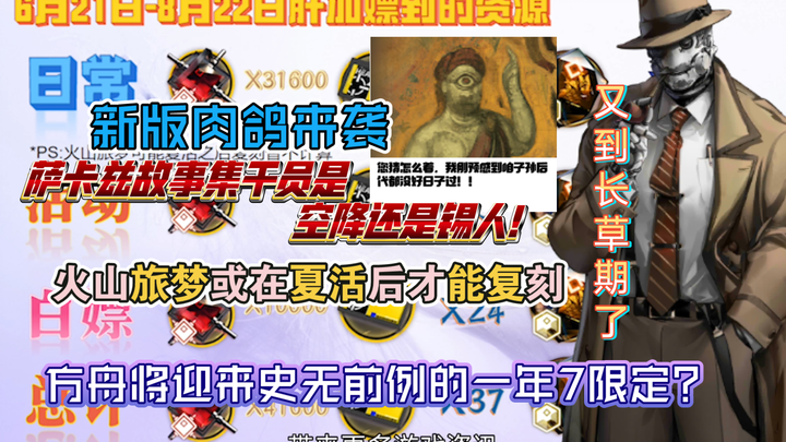 [ Arknights ] Pháo Đài sắp đón một năm có 7 nhân vật giới hạn chưa từng có? ↘ Rô‑bốt Sa­caz sắp ra m