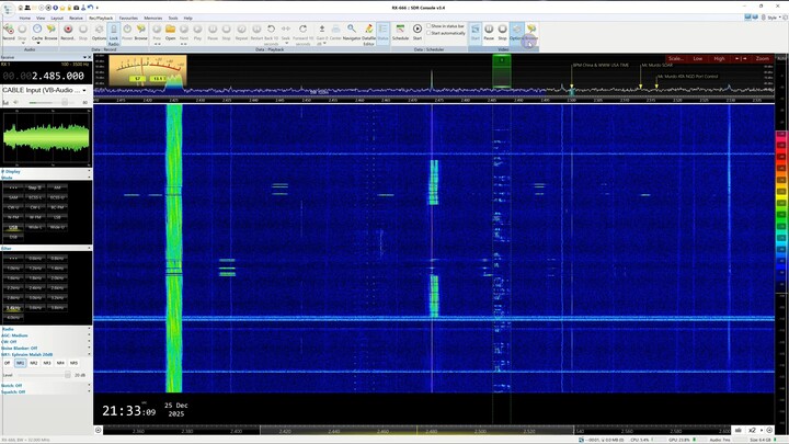 2485 Khz  -Türkiye military excersise