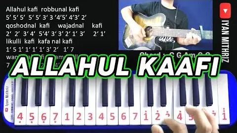 Not Pianika ALLAHUL KAFI + Chord Gitar Gampang - Bstation