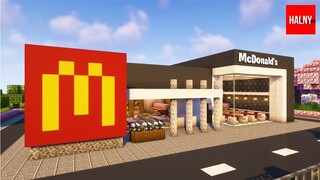 How to build McDonalds in Minecraft