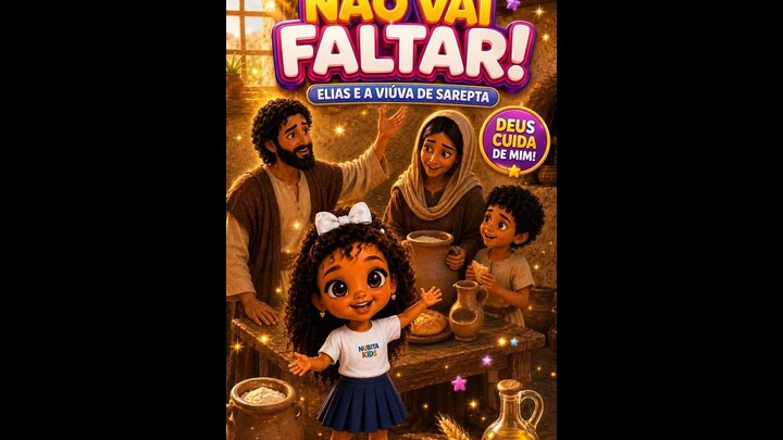 NÃO VAI FALTAR! 🫙🍞 O Milagre da Farinha e do Azeite | Nubita Kids