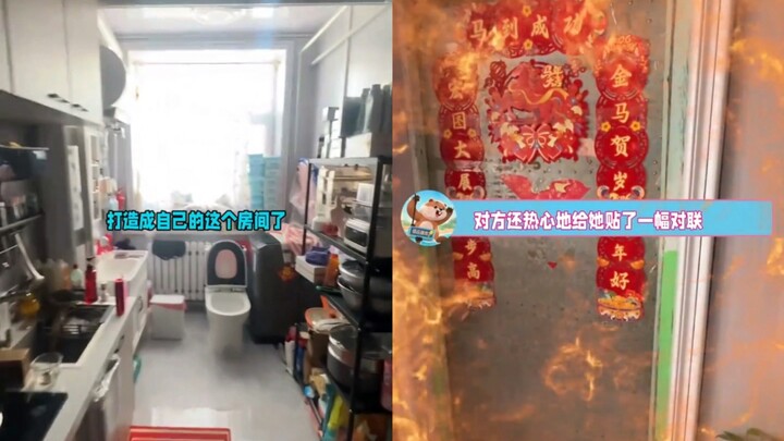 Netizens checked out a long-vacant apartment—turns out the hallway has been converted into an open-p