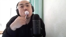 ASMR Licking JAWBREAKER LOLLIPOP 🍭 | Mouth Sounds👅 & Hand Movements (NO TALKING)