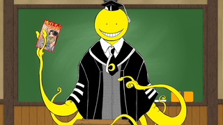 【4月/福山润/联动SP】暗杀教室×擅长逃跑的殿下「教教我吧！杀老师」联动迷你动画01【MCE汉化组】