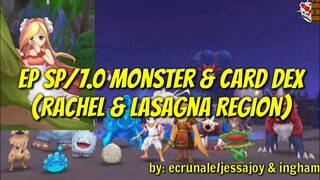 EP SP/7.0 Monster & Card Dex (Rachel & Lasagna Region)