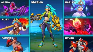 RUBY Starlight - MASHA New Skin - HARLEY Collector & MORE | Mobile Legends #WhatsNEXT Ep.120