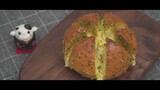 Cream Cheese Garlic Bread Recipe [Korean Street Food] by Nino's Home
