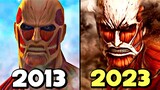 วิวัฒนาการของเกม Attack on Titan ในปี [2013 - 2023]