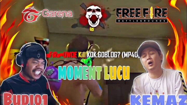 MOMENT Kocak Budi01 Gaming + Kemas pake Z Garena free fire !!!
