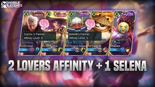 POOR SELENA!! 2 Lovers Affinity + Selena in National Arena Contest MLBB