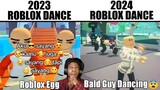 2023 vs 2024 Roblox Dance (Bald Guy Dancing)