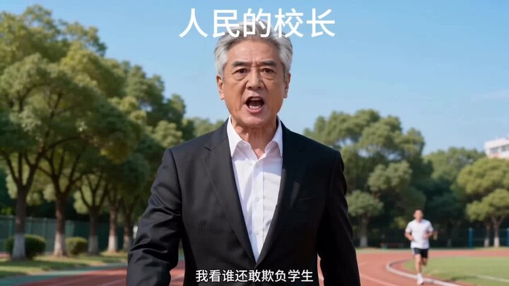 The people’s principal—no one at school dares to bully the students.