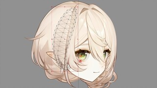 【Live2D制作经验分享】使用融合变形控制绘制顺序的实际运用