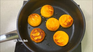 CÓ KHOAI LANG LÀM BÁNH NÀY NGON LẮM - CÁCH LÀM BÁNH KHOAI CHIÊN  SIÊU NHANH - BẾP YÊN BÌNH