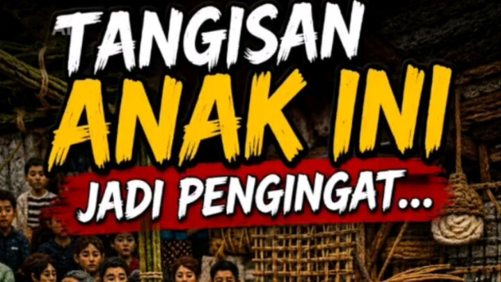 Tangisan anak ini jadi pengingat