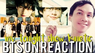 BTS On MV and Live at The Tonight Show and Kinetic Manifesto Video Reaction