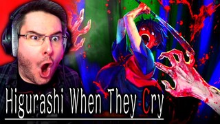 HIGURASHI WHEN THEY CRY Openings 1-6 REACTION! | Anime Opening Reaction