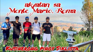 AHON SA MONTE MARIO ROMA KUSINERONG PINOY SIKLISTA ROMA | VLOG NO.1