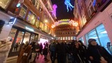 卡纳比街 英国伦敦街头 聖誕燈飾