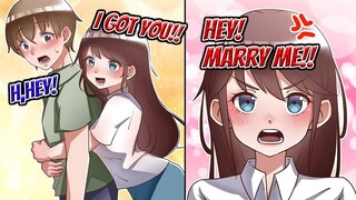 Tôi đã gặp lại người bạn thời thơ ấu của mình tại một bữa tiệc. Cô ấy bảo tôi cưới cô ấy-!