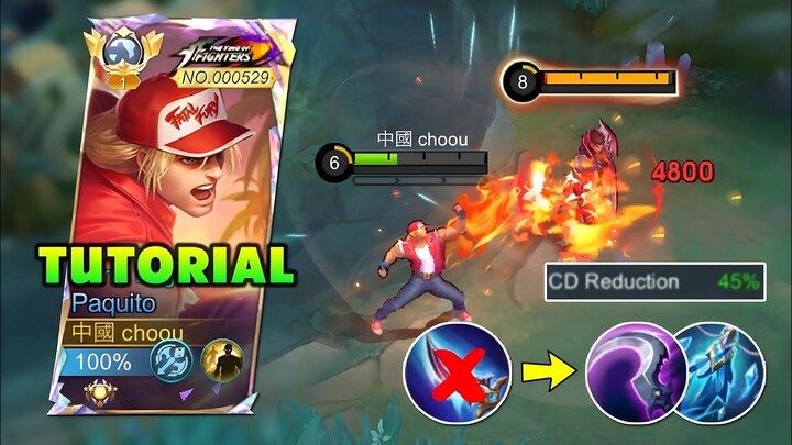UNLI SKILL BUG! - I FINALLY FOUND THE BEST BUILD FOR PAQUITO!! - MLBB