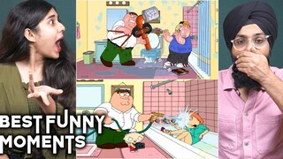 TRY NOT TO LAUGH  INDIANS REACT TO BEST FUNNY MOMENTS FAMILY GUY