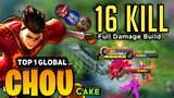 CHOU KING! Full Damage Build [ Top 1 Global Chou Best Build 2022 ] By Cake. - Mobile Legends