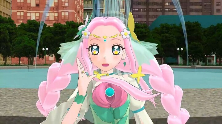 【MMDプリキュア】キュアフェリーチェでグリーンライツ・セレナーデ