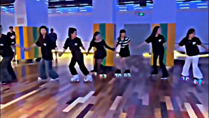 girls skating