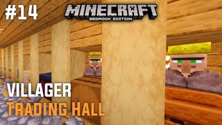 Villager trading hall kita sudah jadi!!! - Minecraft Survival#14