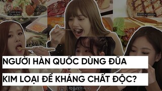 TẠI SAO NGƯỜI HÀN QUỐC THÍCH DÙNG ĐŨA KIM LOẠI?