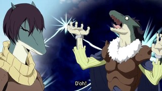 Lizardman Evolve to Beautiful Girls   Tensei Shitara Slime Datta Ken Episode 16