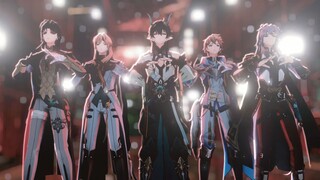 [Star Railway MMD: Blade x Rakshasa x Moon Drink Lord x Jeppard x Jing Yuan] Queencard