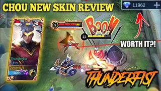 REVIEW SKIN CHOU THUNDERFIST! CUMA 11K DIAMOND UNTUK SKIN SE KEREN INI? CHOU USER WAJIB BELI - MLBB