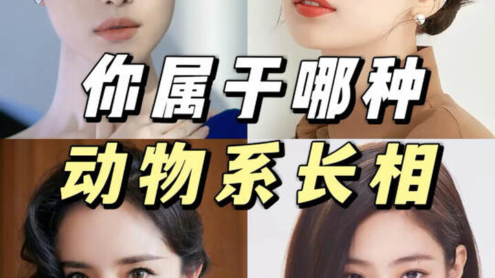 Tự kiểm tra hình dáng khuôn mặt | 1 phút để biết bạn thuộc kiểu tướng mạo của loài vật nào❓
