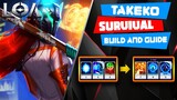 TAKEKO SURVIVAL BUILD AND GUIDE - LEGEND OF ACE (LOA)