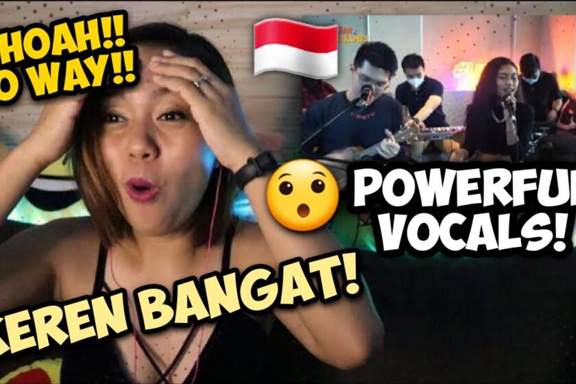 Begginu0027 (KERONCONG) - Novia Bachmid ft. Fivein #LetsJamWithJames REACTION   Filipino Reacts_bilibili