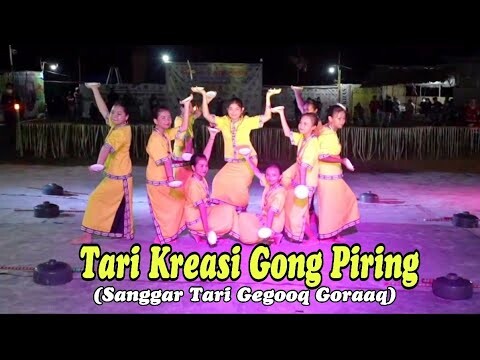 Tari Kreasi Gong Piring | Gadis Remaja Tunjung Benuaq | Pesta Panen Ketan Muda Kampung Wisata Putak