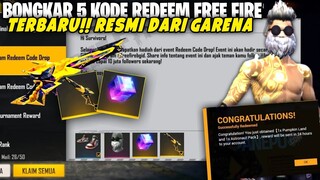 RESMI DARI GARENA❗KODE REDEEM FREE FIRE TERBARU 2021 HARI INI - 100% WORK