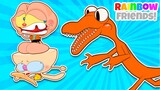 Mongo e Drongo em Rainbow Friends VS Orange - Parte 3