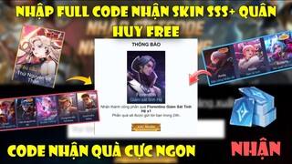 GiftCode Liên Quân | Nhập Code Liên Quân Mới Nhất Nhận Skin Sss+ , Quân Huy Cực Ngon Toàn Sever