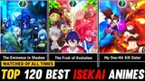 Top 120 Best ISEKAI Animes Watched of All Times