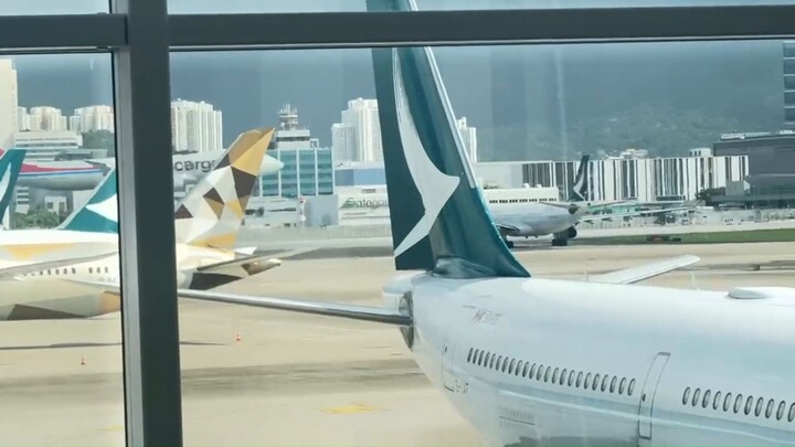 Plane Landing at Los Angles airport