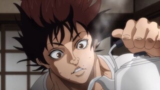 "Hanma Baki" Father and Son Battle - Baki realized the superpower of "teleportation" through cockroa